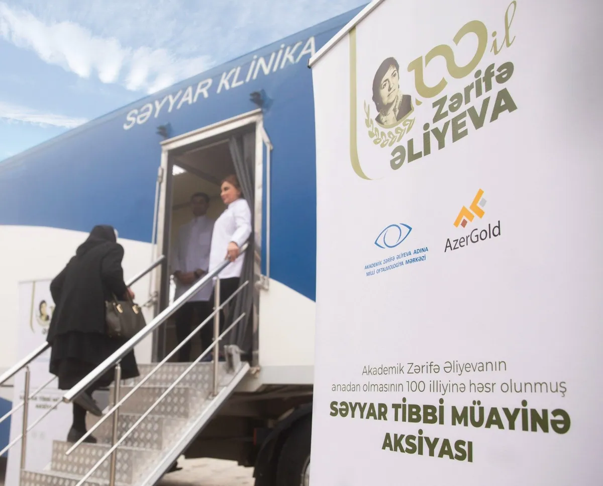 Daşkəsəndə səyyar göz müayinəsi aksiyası keçirilib - FOTOLAR