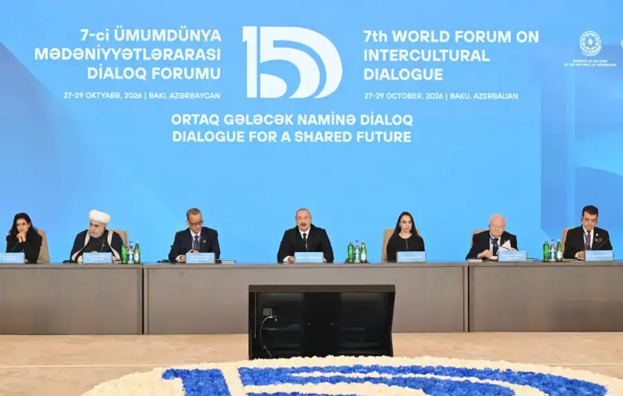 Bakıda vii ümumdünya mədəniyyətlərarası dialoq forumu işinə başlayıb