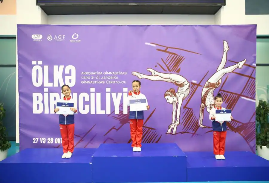 Aerobika gimnastikası üzrə ölkə birinciliyinin ilk qalibləri açıqlanıb
