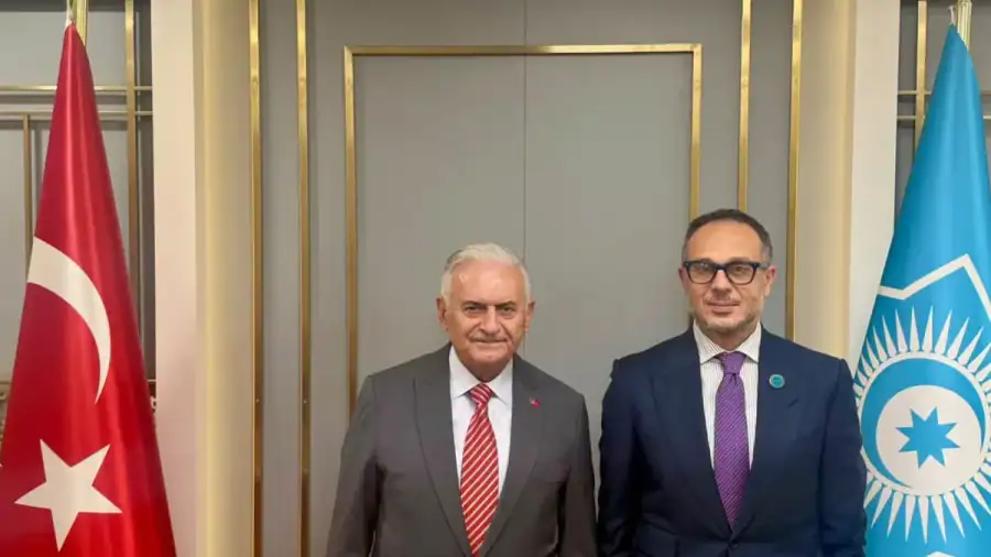 Türkpa baş katibi Binəli Yıldırımla görüşüb