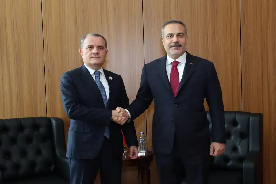 Ceyhun Bayramov Ankarada Hakan Fidanla görüşüb