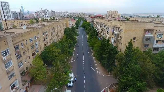 Abşeronda bu yol təmir edildi