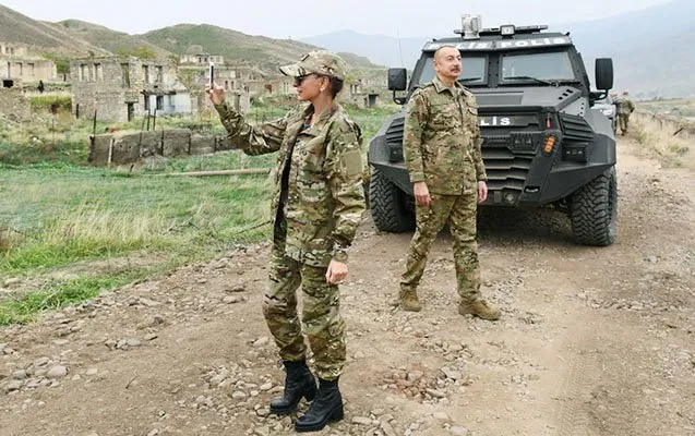 İlham Əliyevlə birinci xanım Xocavənd və Xocalıda