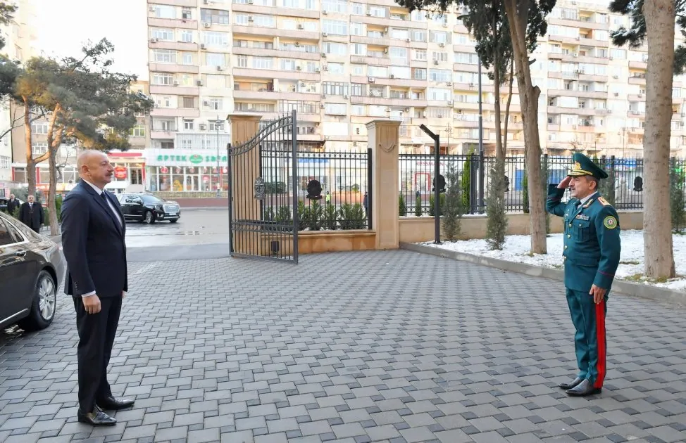 Prezident DSX-nin yeni hərbi hospital kompleksinin açılışında - Fotolar