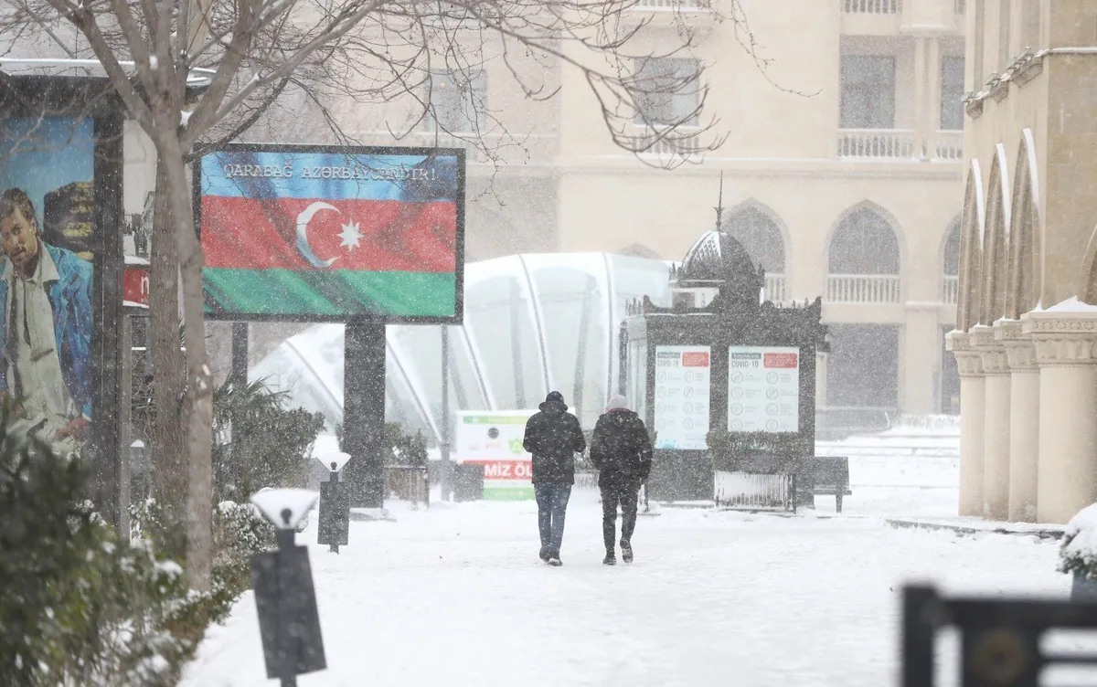 Sabah Azərbaycana qış fəsli gəlir