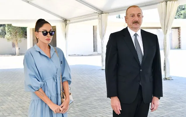 Prezidentlə xanımı İsmayıllıda açılışa qatıldı