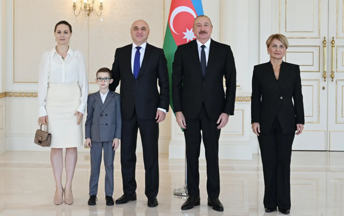 Gürcüstanın yeni səfiri Prezident İlham Əliyevin qəbulunda olub