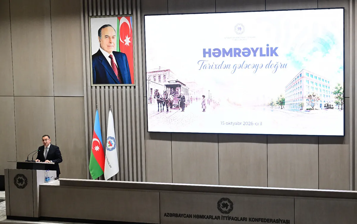 Ölkəmizdə həmkarlar ittifaqlarının təsis olunmasının 121 illiyi qeyd edilib