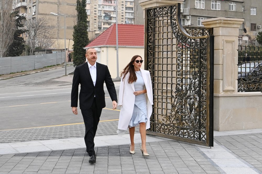 Prezident və birinci xanım Neftçalaya GETDİ